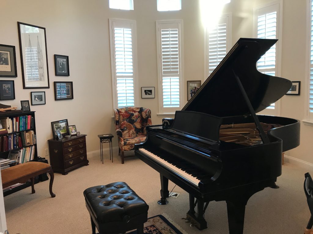 Steinway Grand in the Studio